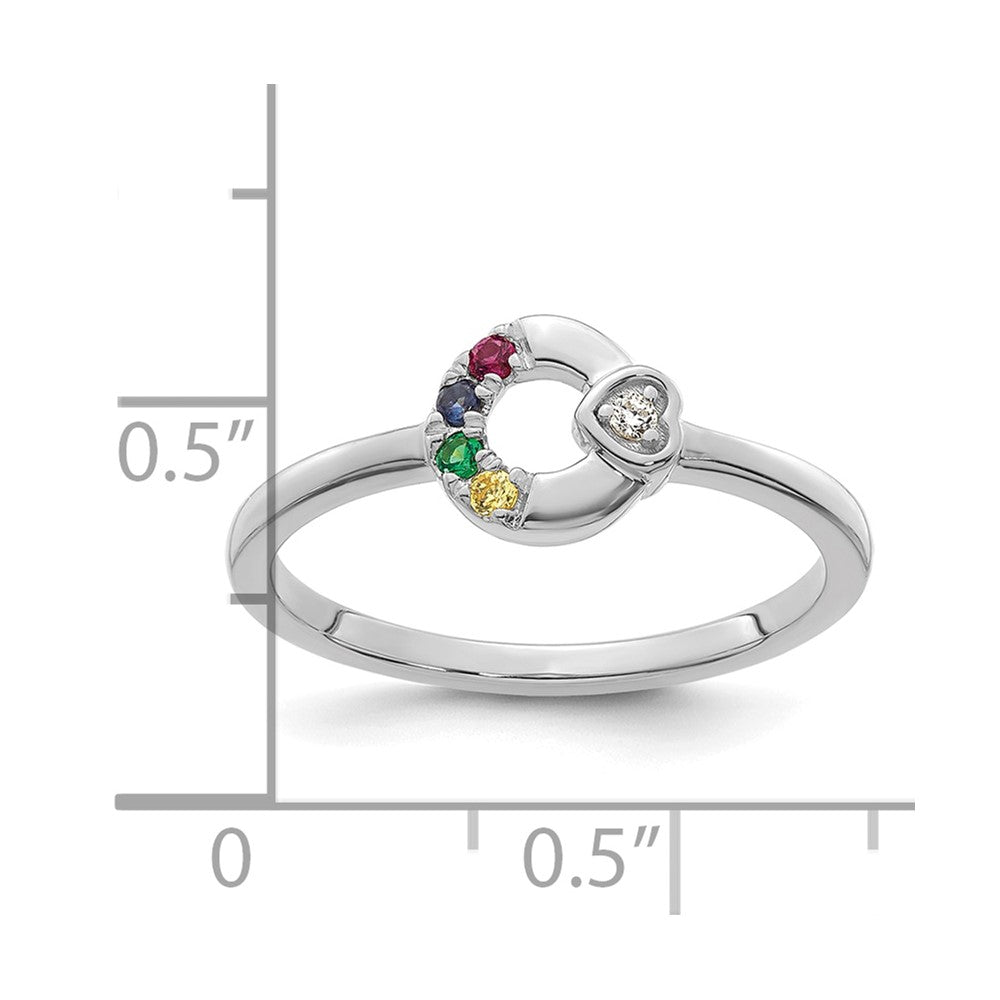 0.33 CT. T.W. Composite Pear-Shaped Natural Diamond Scallop Frame Engagement Ring in Solid 10K White Gold