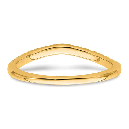 True Origin 14K Yellow Gold 1/2 carat Lab Grown Diamond VS+ F+ Set of Two Complete Wedding Band Rings