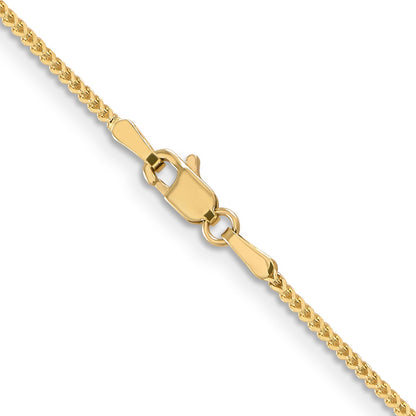 18 Inch 14K 1.1mm Franco Chain Necklace