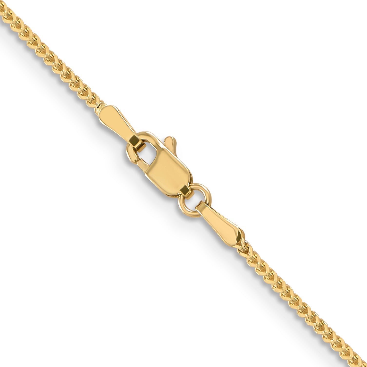 24 Inch 14K 1.1mm Franco Chain Necklace