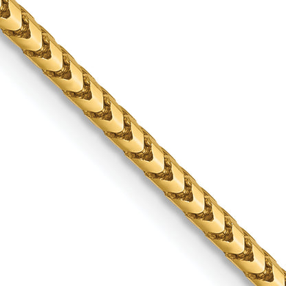 24 Inch 14K 1.5mm Franco Chain Necklace