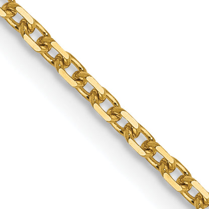 20 Inch 14K 1.5mm D/C Rolo Chain Necklace
