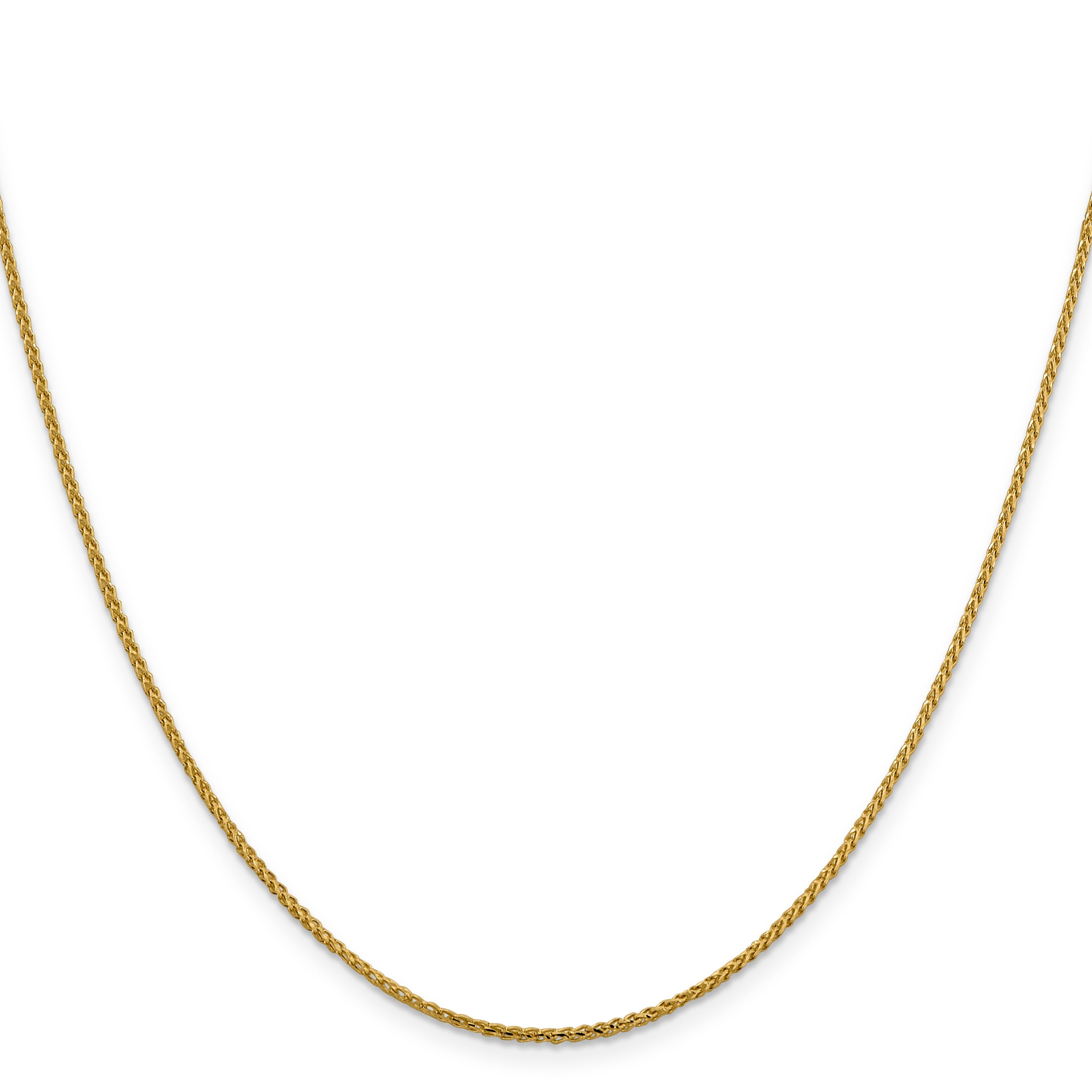 20 Inch 14K 1.4mm D/C Open Franco Chain Necklace