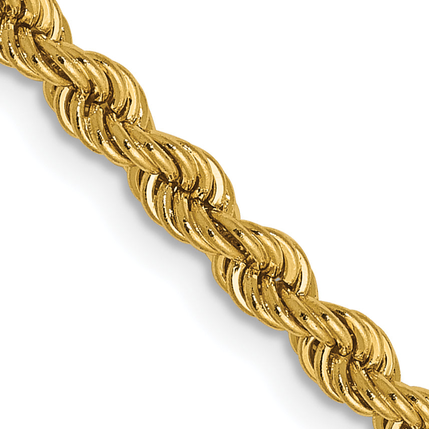18 Inch 14K 2.25mm Solid Regular Rope Chain Necklace (7227-18) – goldia.ca