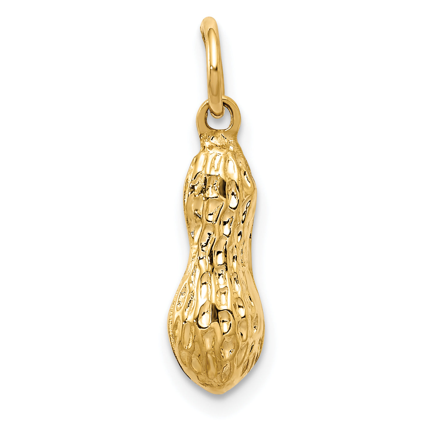 14k Yellow Gold 14k 3D Peanut Charm