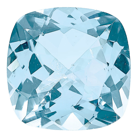 Gemstone Aquamarine A Quality 5mm Antique Cushion