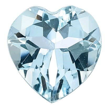 Gemstone Aquamarine Aa Quality 5mm Heart