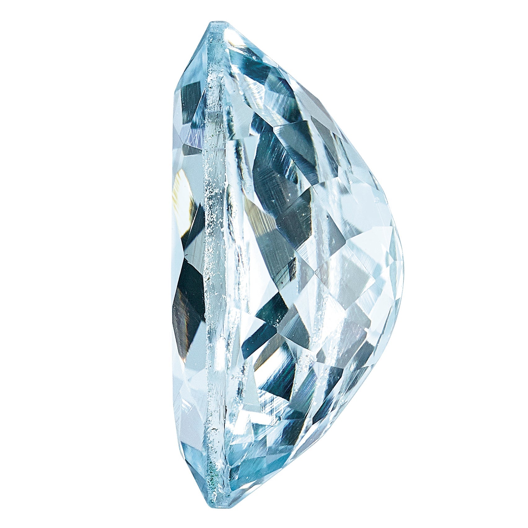 Gemstone Aquamarine Aa Quality 4X3mm Oval