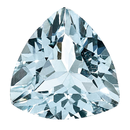 Gemstone Aquamarine Aa Quality 4mm Trillion