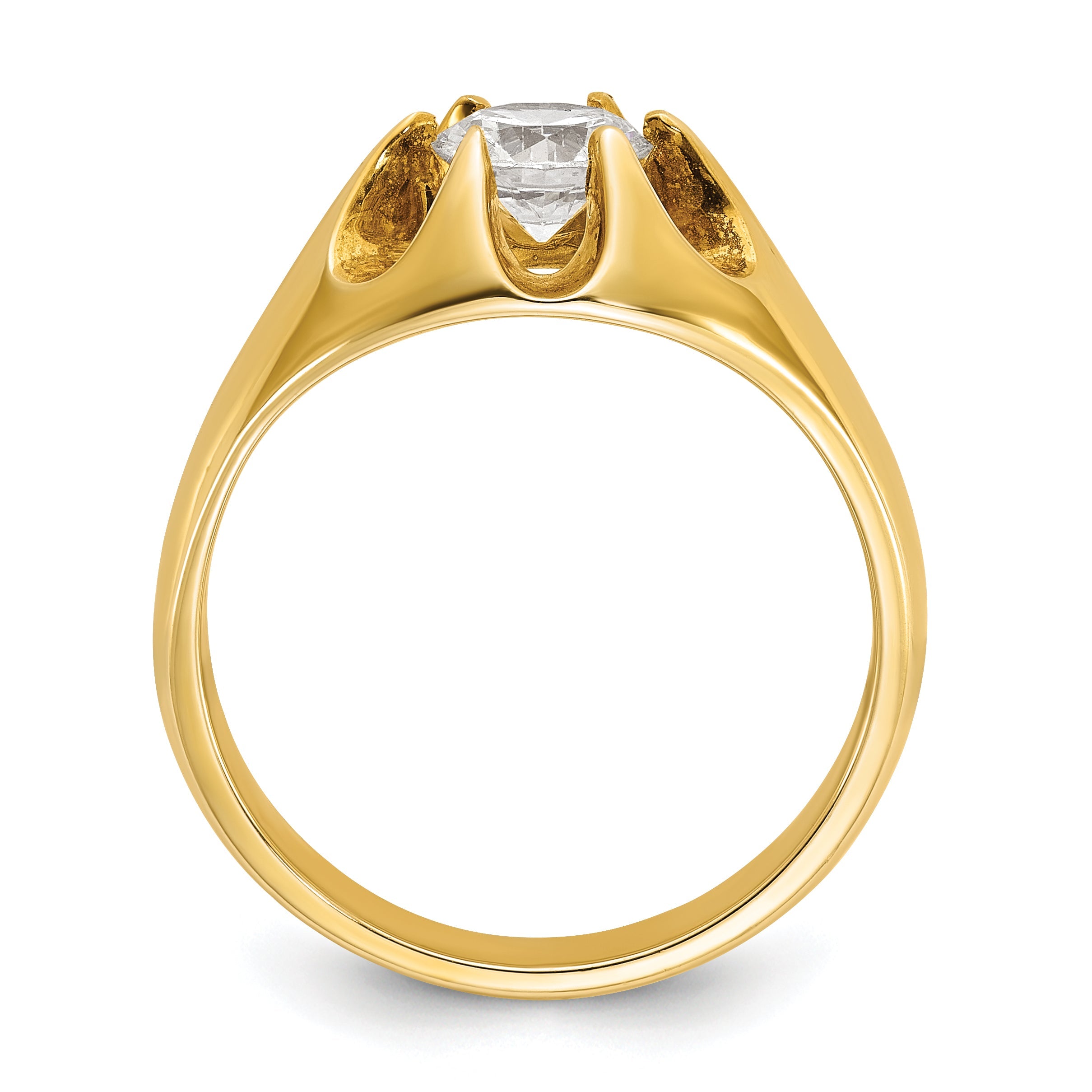 10K Yellow Gold 10Ky Fancy Ring Mounting