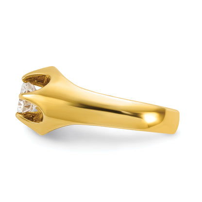 10K Yellow Gold 10Ky Fancy Ring Mounting
