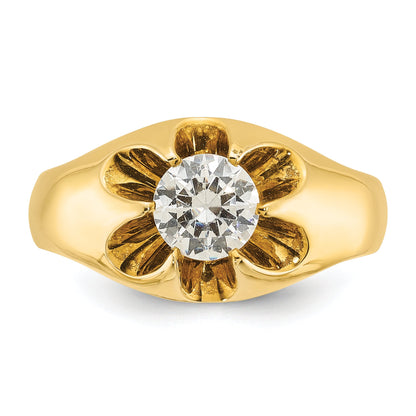 10K Yellow Gold 10Ky Fancy Ring Mounting