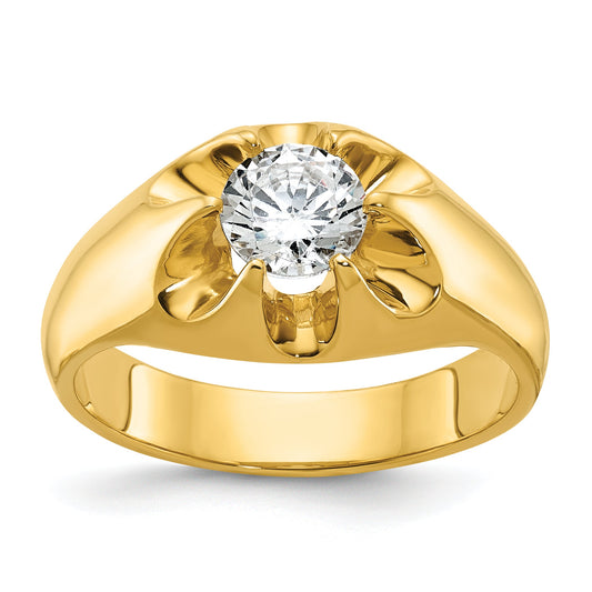 10K Yellow Gold 10Ky Fancy Ring Mounting