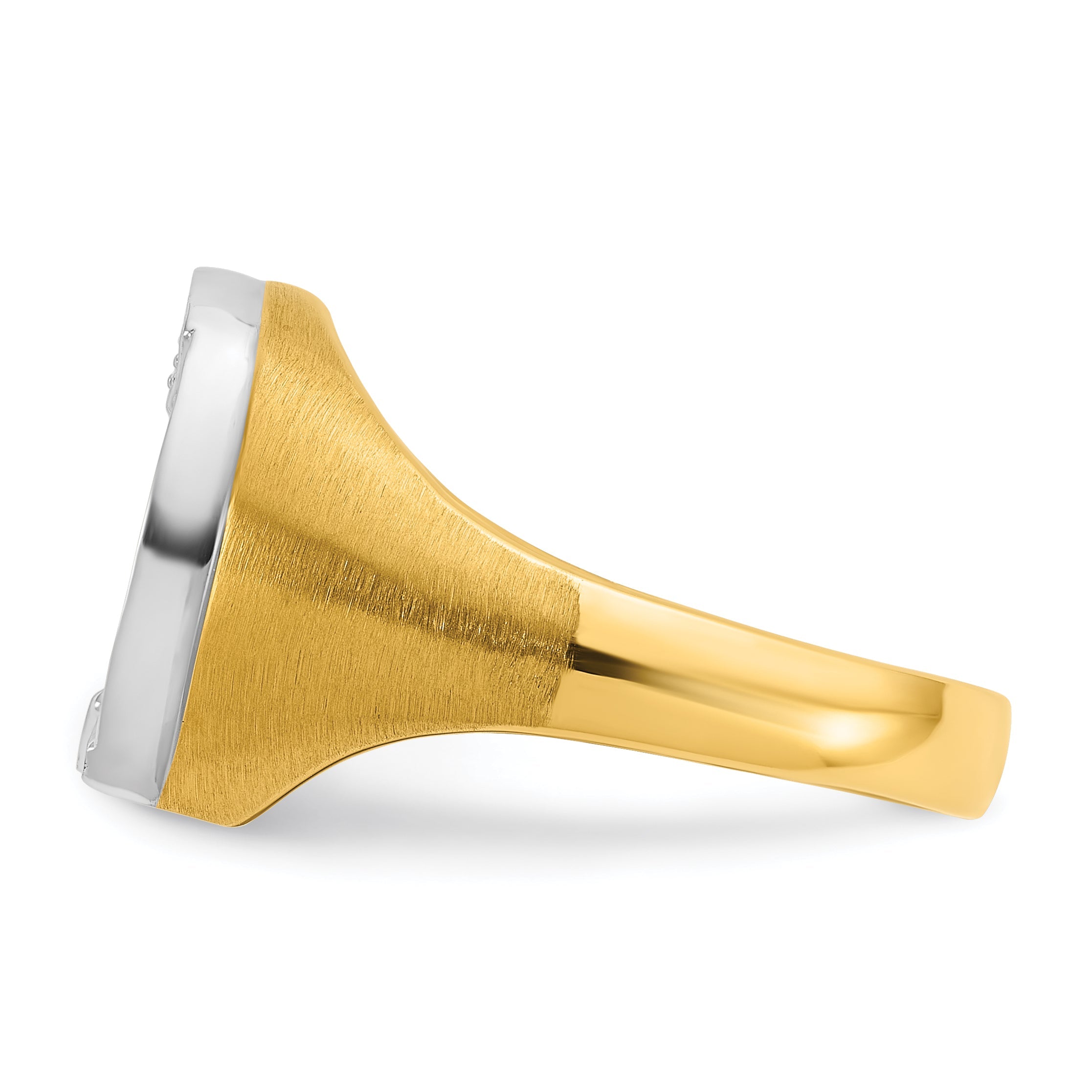 10K Two-Tone Two-Tone Fancy Ring Mounting