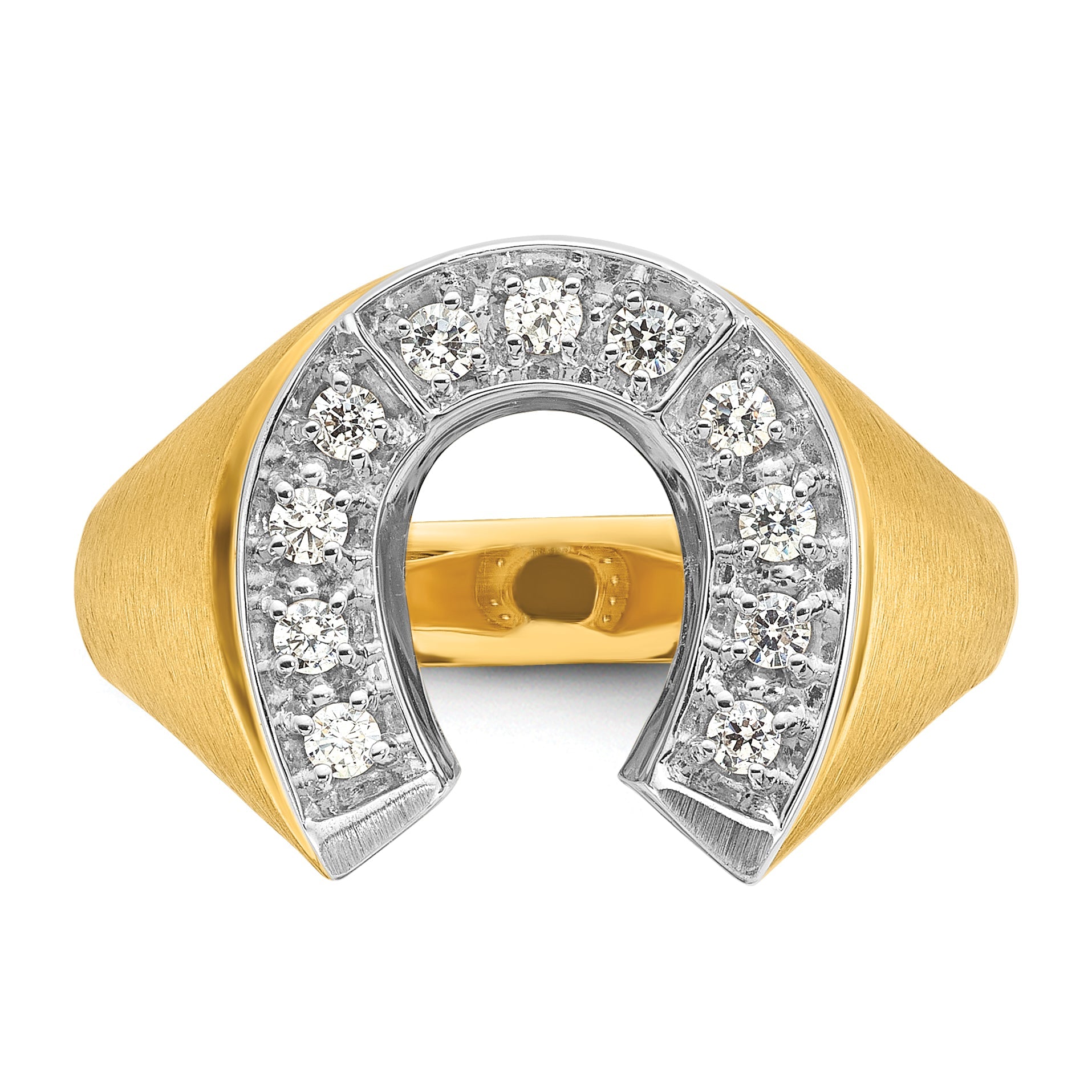 10K Two-Tone Two-Tone Fancy Ring Mounting