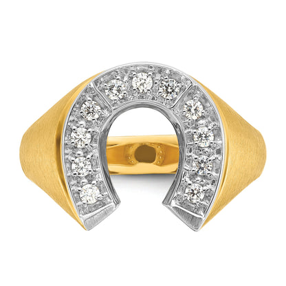 10K Two-Tone Two-Tone Fancy Ring Mounting