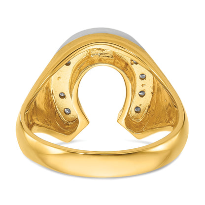 10K Two-Tone Two-Tone Fancy Ring Mounting