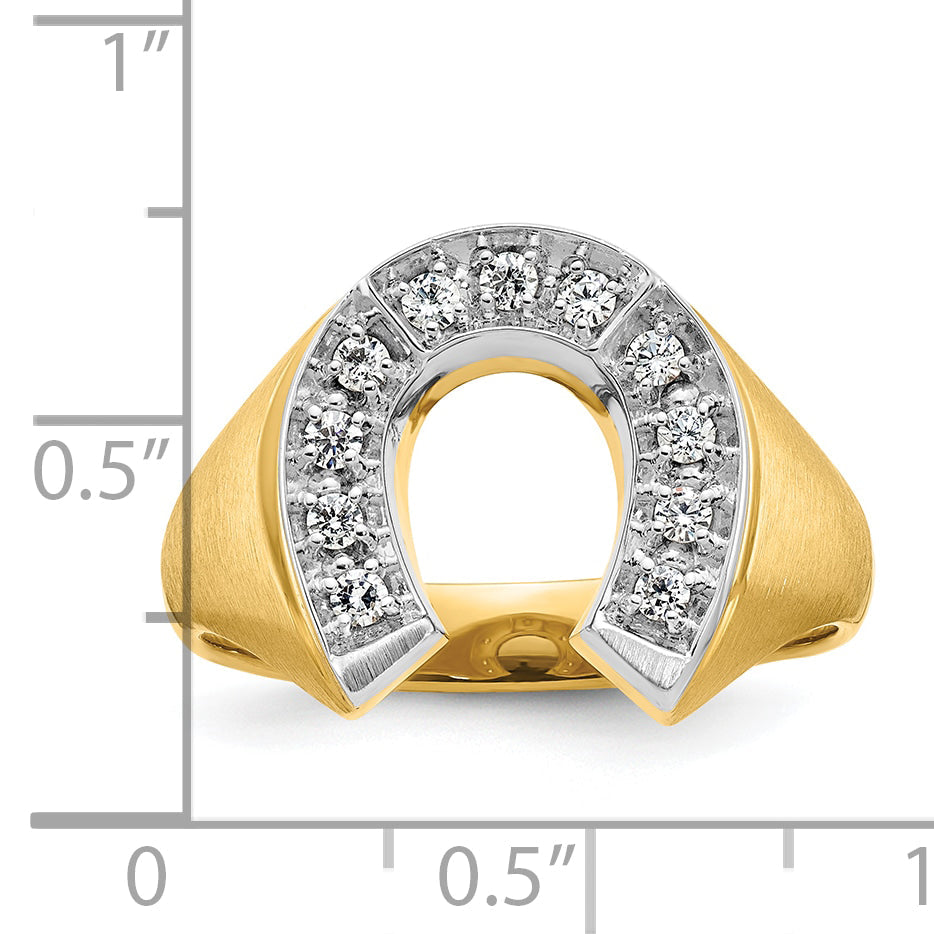 10K Two-Tone Two-Tone Fancy Ring Mounting