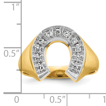 10K Two-Tone Two-Tone Fancy Ring Mounting