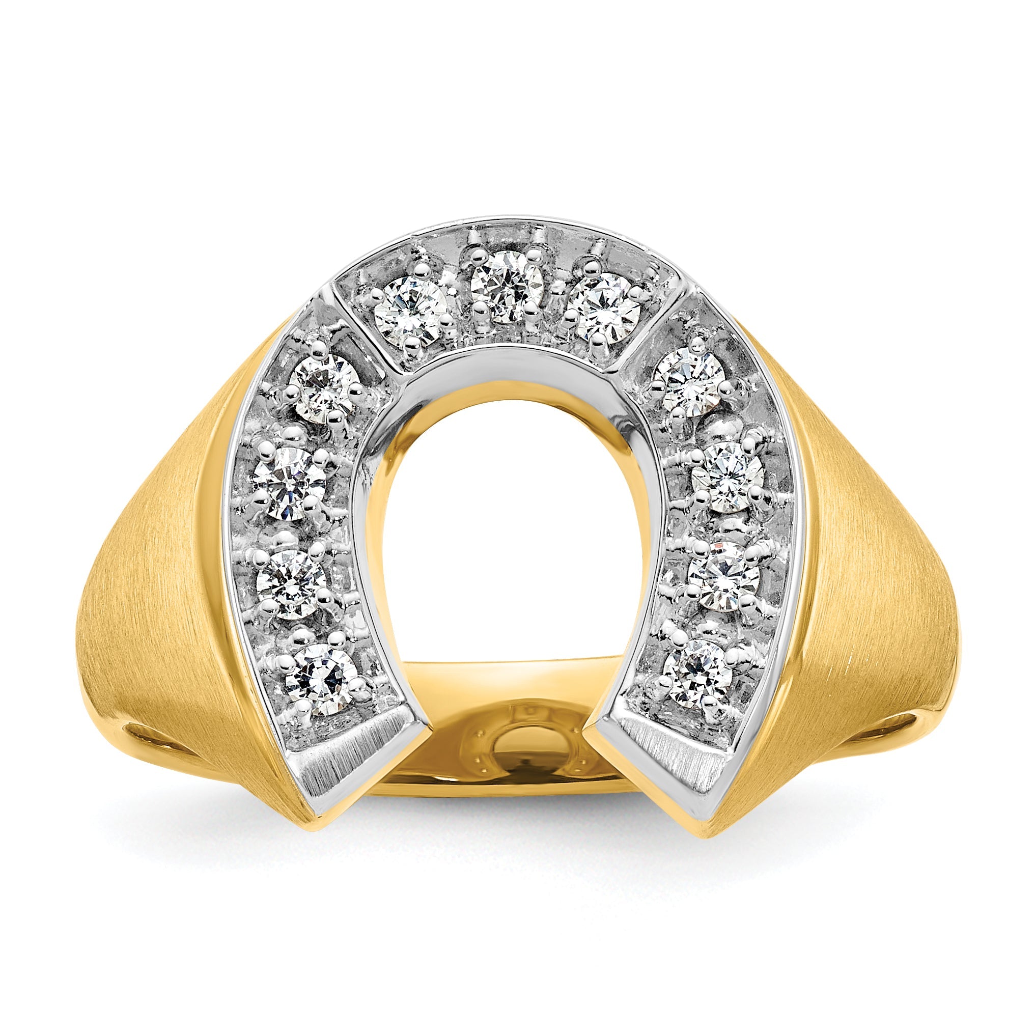 10K Two-Tone Two-Tone Fancy Ring Mounting