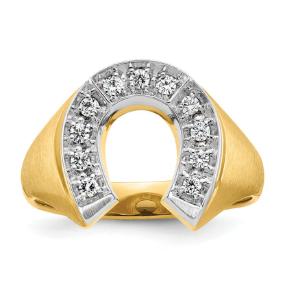 10K Two-Tone Two-Tone Fancy Ring Mounting