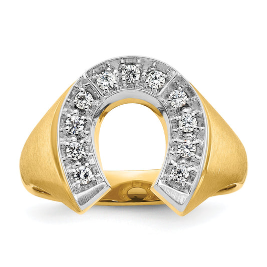 10K Two-Tone Two-Tone Fancy Ring Mounting