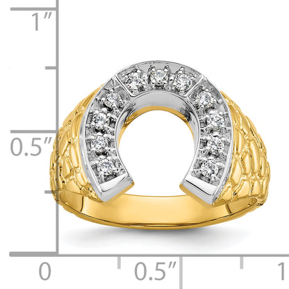 10K Two-Tone Two-Tone Fancy Ring Mounting