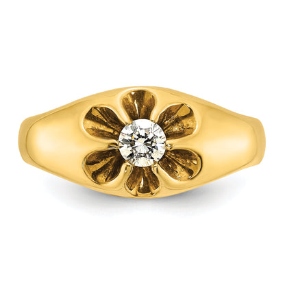 10K Yellow Gold 10Ky Fancy Ring Mounting