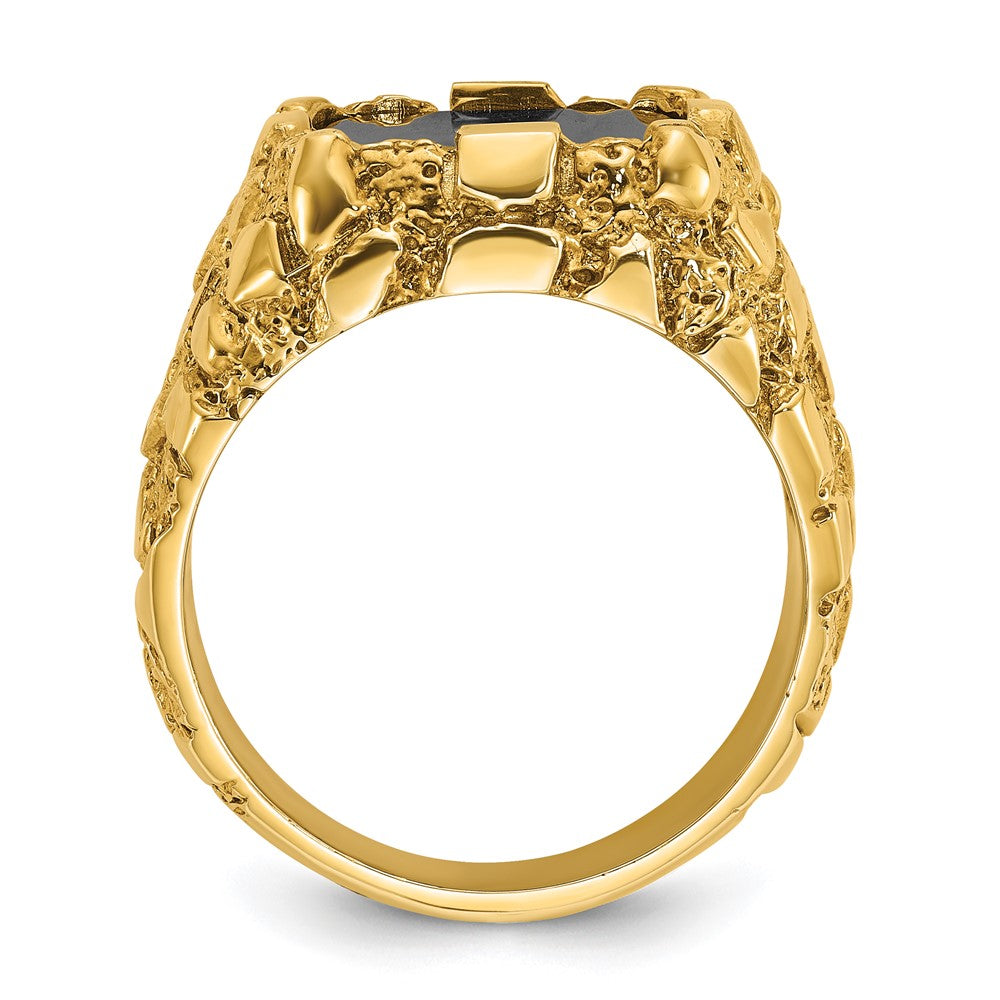 10K Yellow Gold 10Ky Fancy Ring Mounting