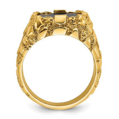 10K Yellow Gold 10Ky Fancy Ring Mounting