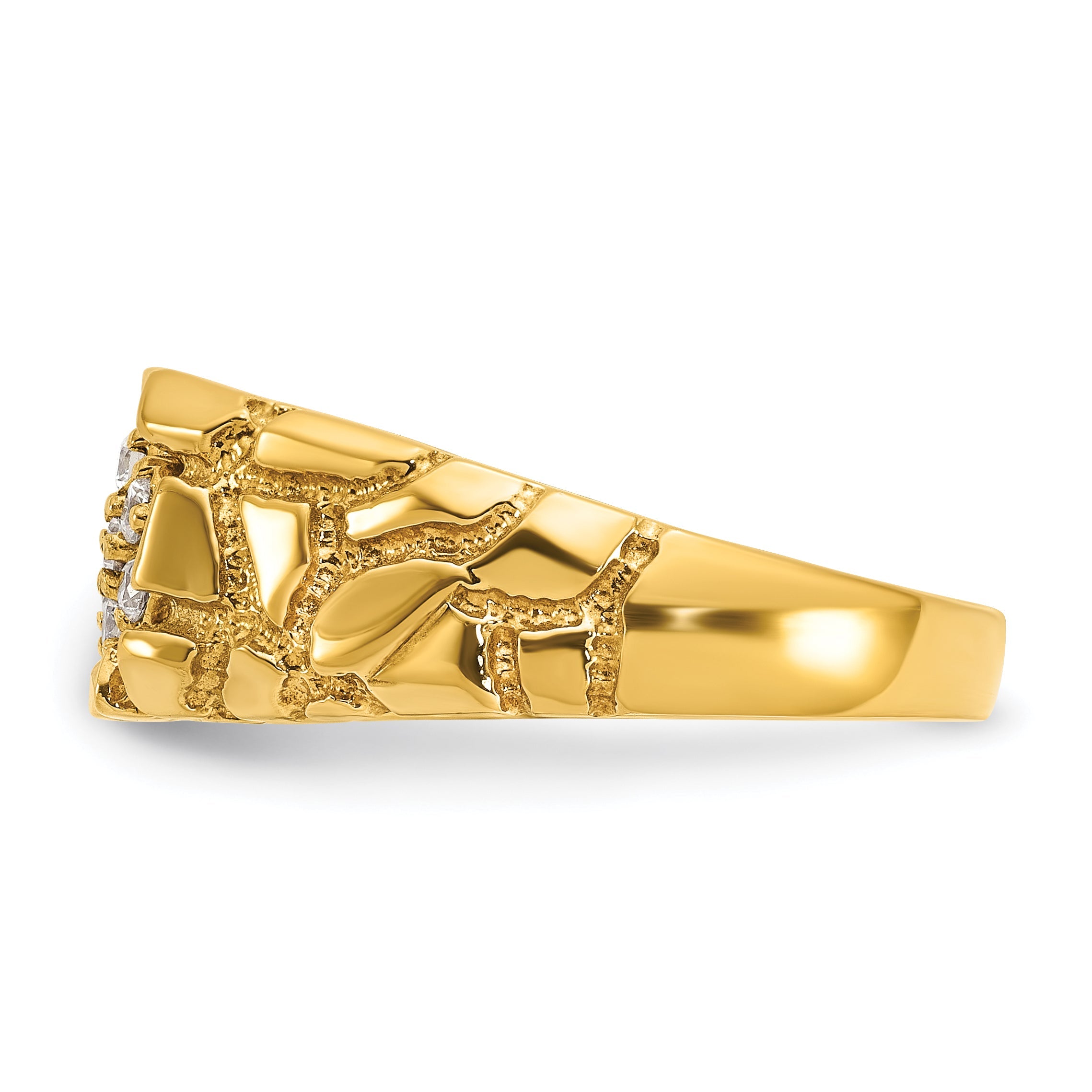 10K Yellow Gold 10Ky Fancy Ring Mounting