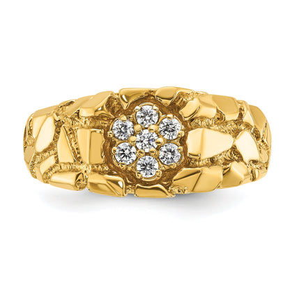 10K Yellow Gold 10Ky Fancy Ring Mounting