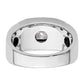 14k White Gold 1 Ct. Lab Grown Diamond VS/SI+ G+ Men's Ring