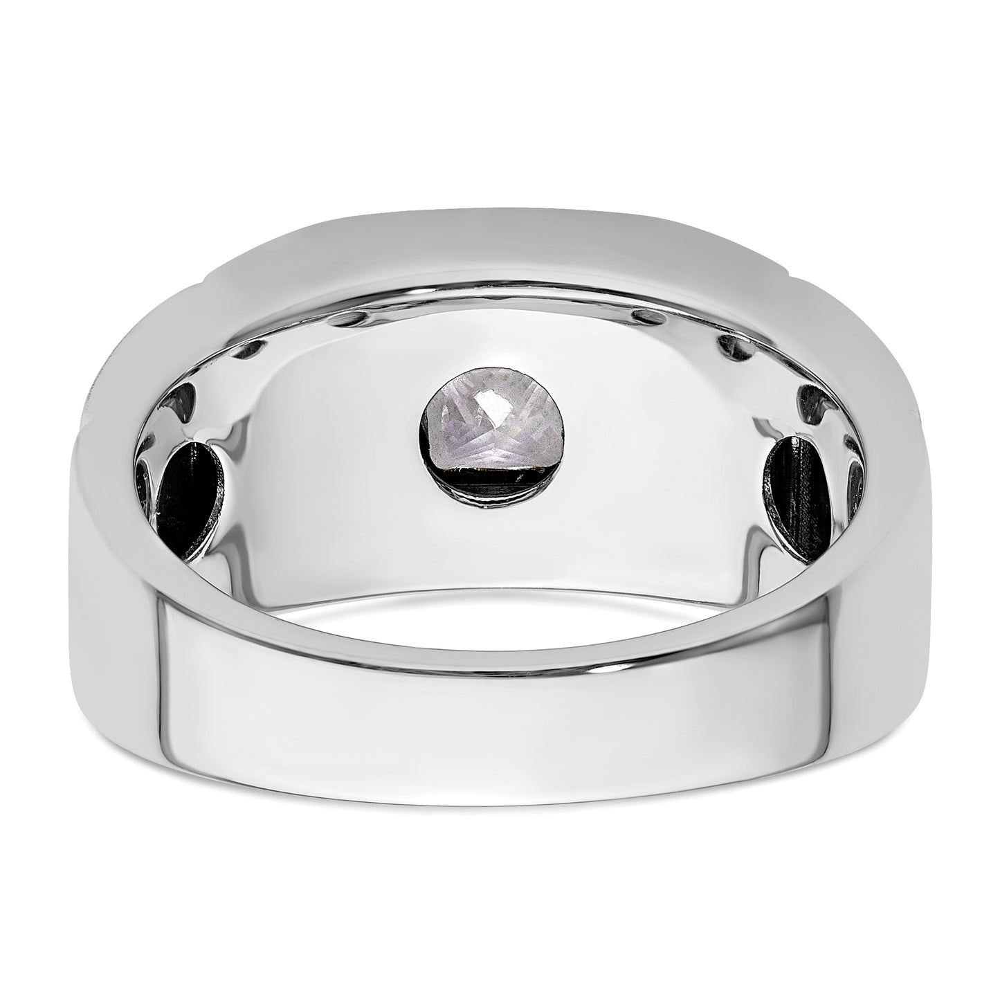 14k White Gold 1 Ct. Lab Grown Diamond VS/SI+ G+ Men's Ring