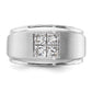 14k White Gold 7/8 Ct. Lab Grown Diamond VS/SI+ G+ Men's Ring