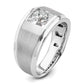 14k White Gold 7/8 Ct. Lab Grown Diamond VS/SI+ G+ Men's Ring