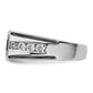 14k White Gold Black Rhodium 7/8 Ct. Lab Grown Diamond VS/SI+ G+ and Onyx Men's Ring