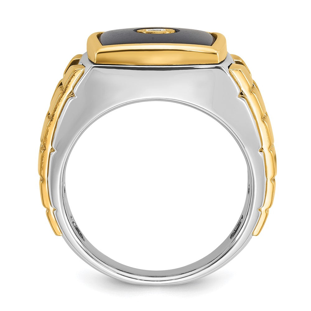 10K Two-Tone Two-Tone Fancy Ring Mounting