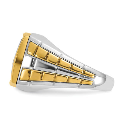 10K Two-Tone Two-Tone Fancy Ring Mounting