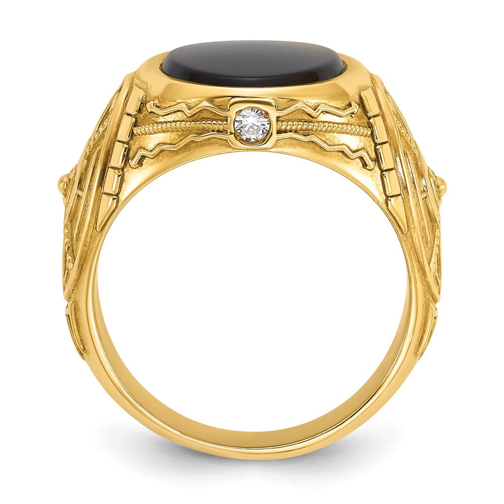 10K Yellow Gold 10Ky Fancy Ring Mounting