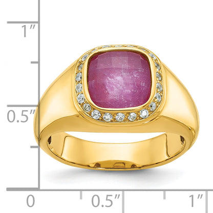 10K Yellow Gold 10Ky Fancy Ring Mounting