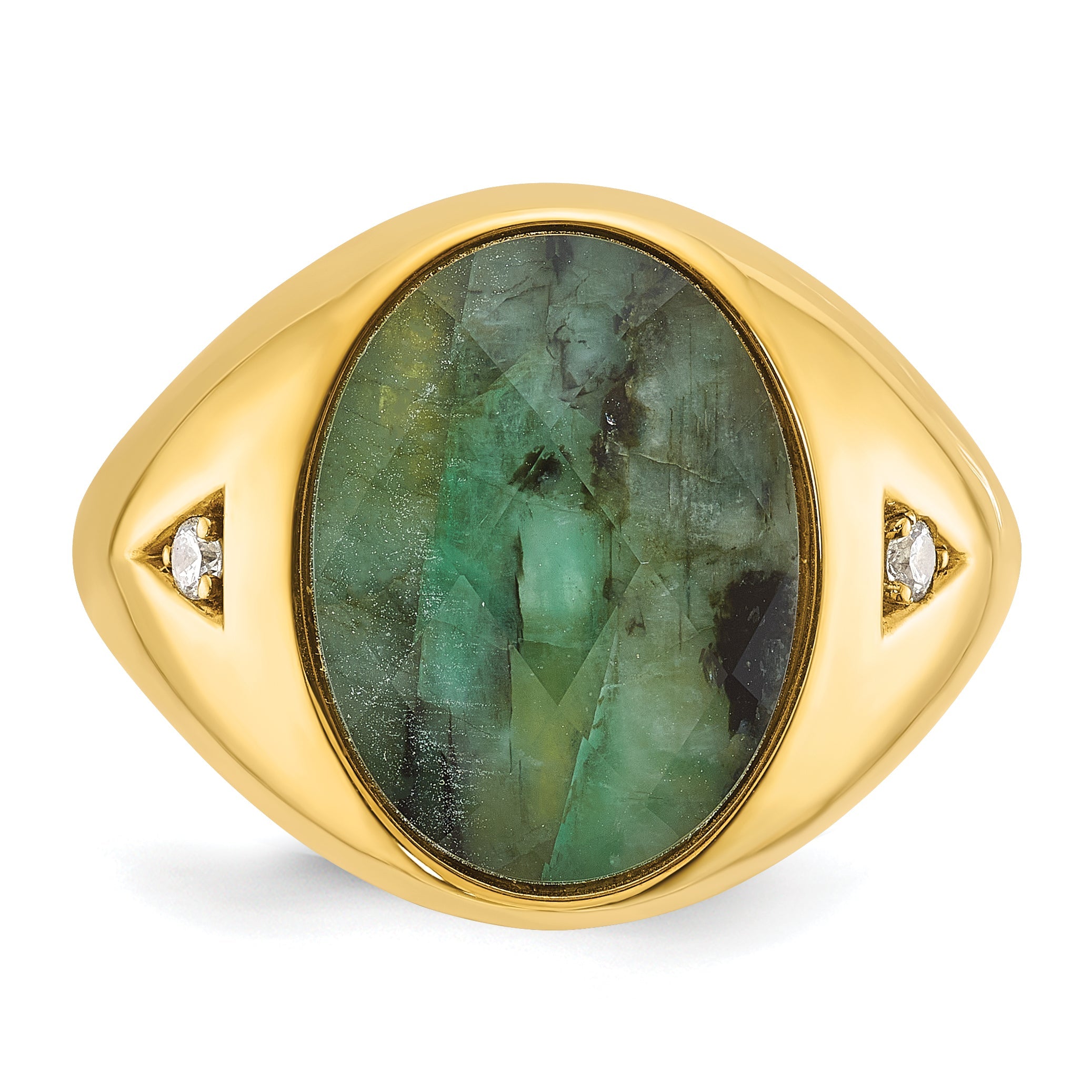 10K Yellow Gold 10Ky Fancy Ring Mounting