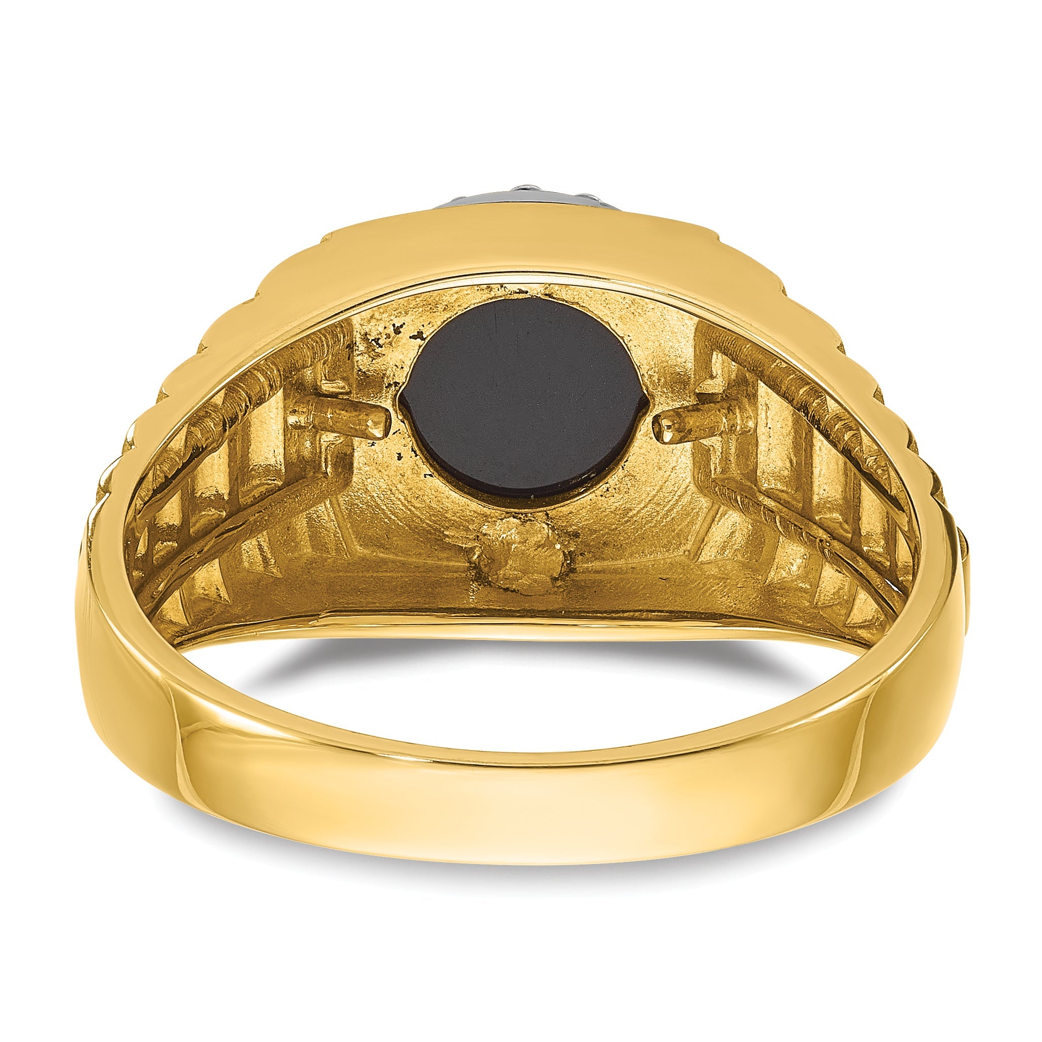10K Two-Tone Two-Tone Fancy Ring Mounting