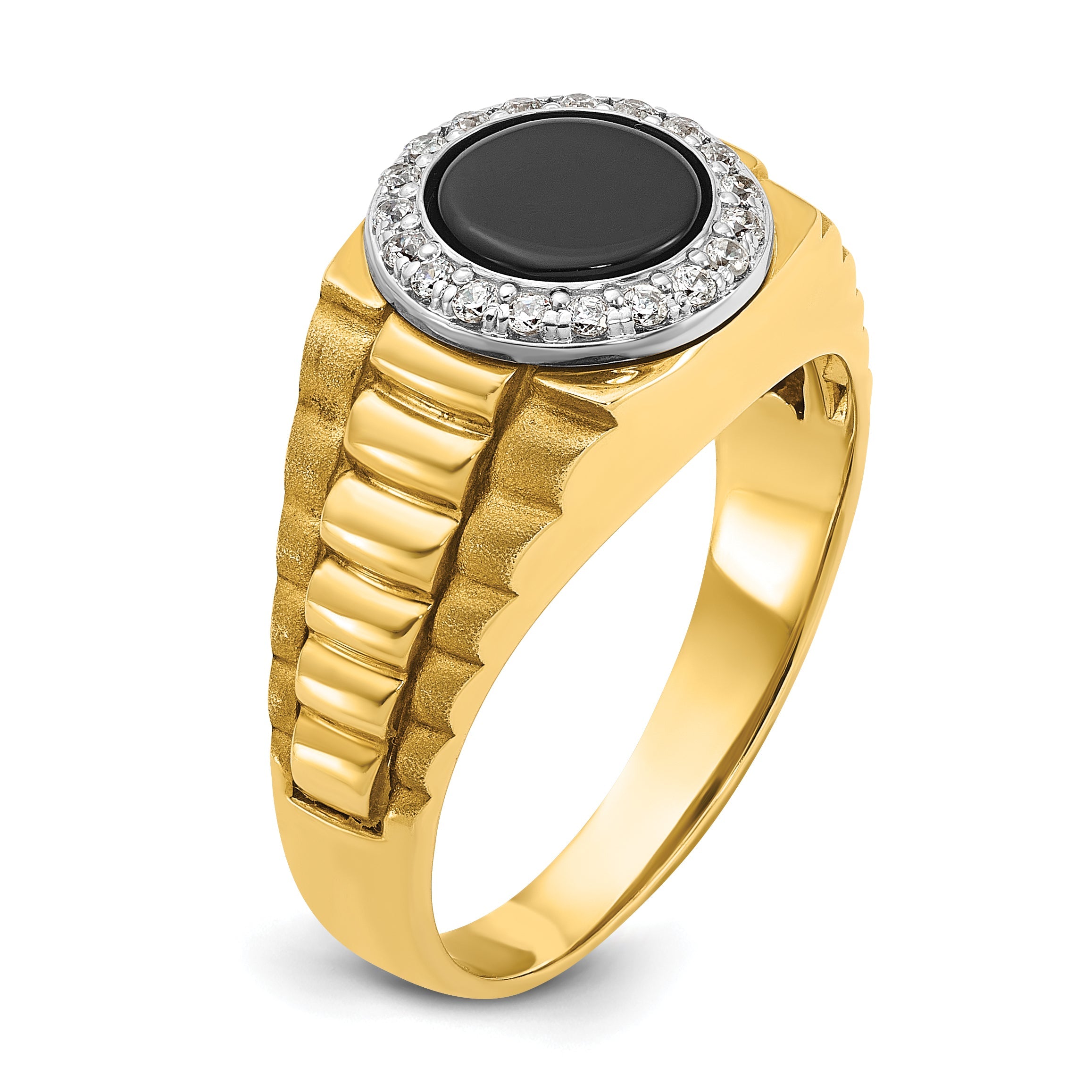 10K Two-Tone Two-Tone Fancy Ring Mounting