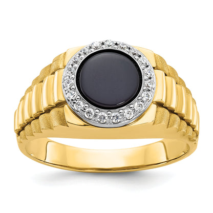 10K Two-Tone Two-Tone Fancy Ring Mounting