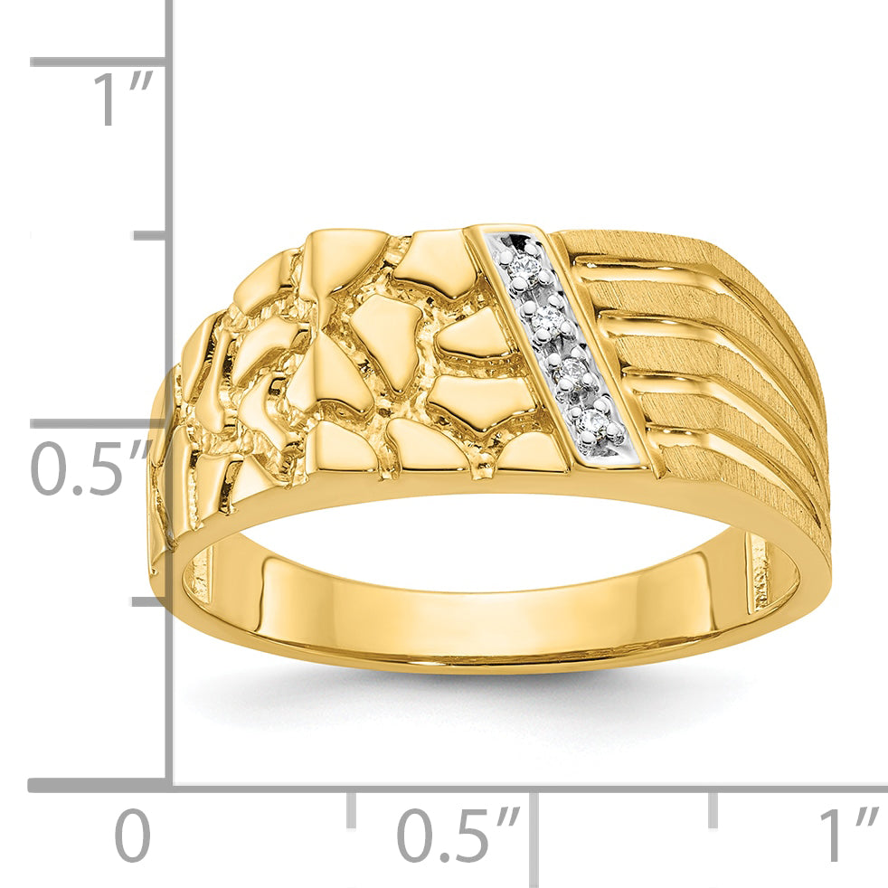 10K Yellow Gold 10Ky Fancy Ring Mounting