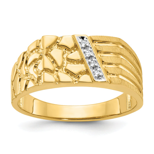 10K Yellow Gold 10Ky Fancy Ring Mounting