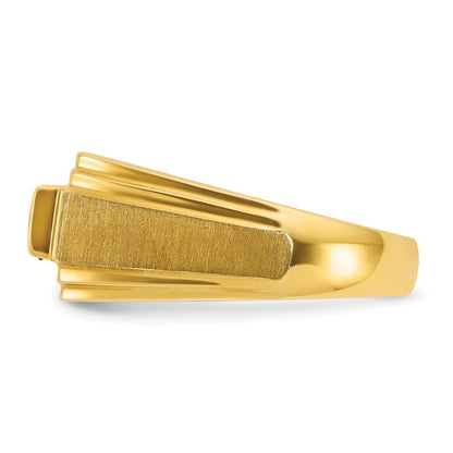 10K Yellow Gold 10Ky Fancy Ring Mounting