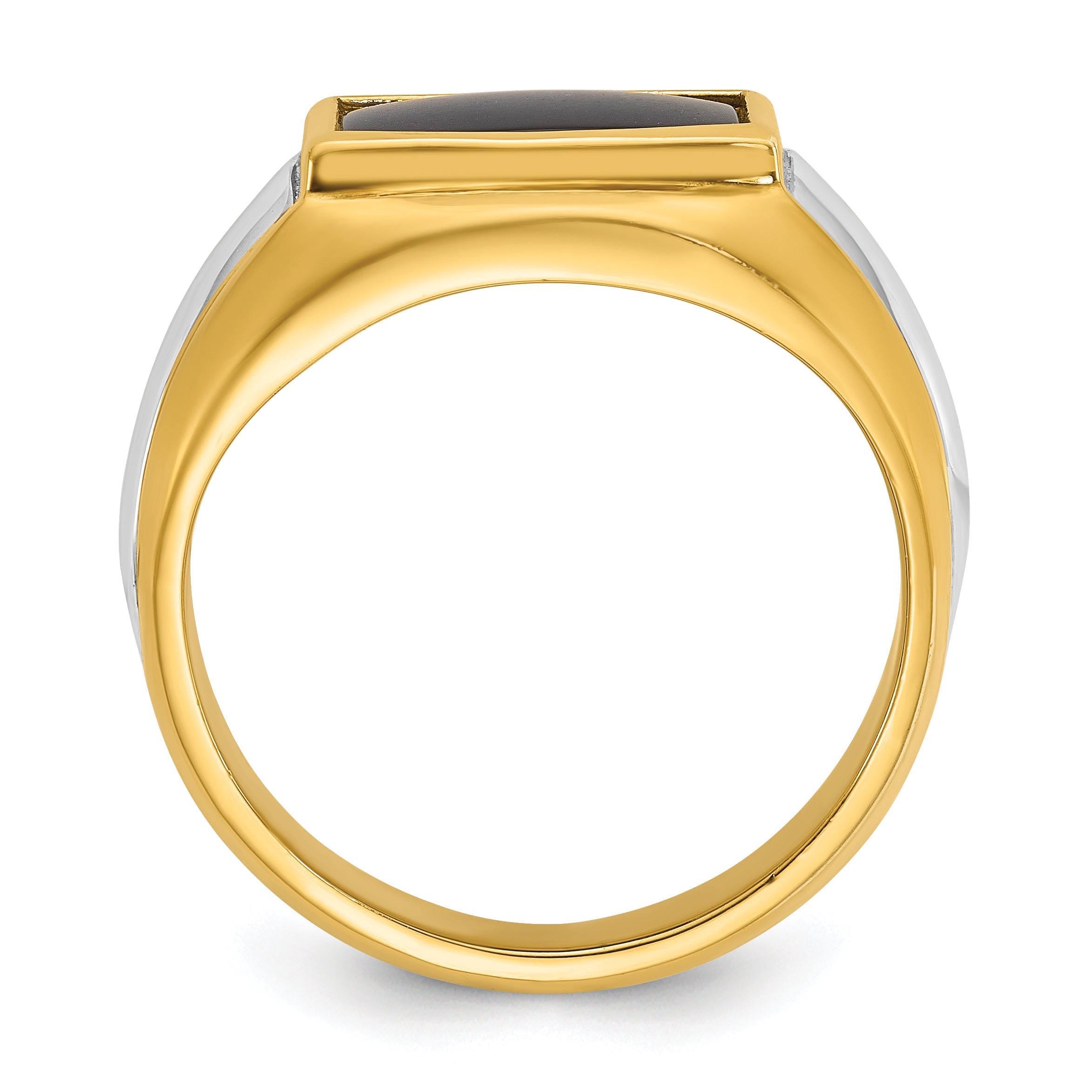 10K Two-Tone Two-Tone Fancy Ring Mounting