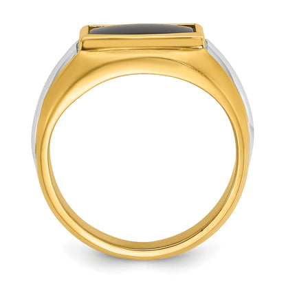 10K Two-Tone Two-Tone Fancy Ring Mounting